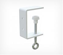 Крепление рекламной продукции, Держатели вывесок, стопера, Струбцина CLAMP HOLE с двумя отверстиями.  Индивидуальный подход и оперативная доставка.