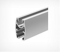 Профиль подвесной алюминиевый UNITRACK 2 м серебряный — это основа подвесной системы для баннеров и плакатов из ткани